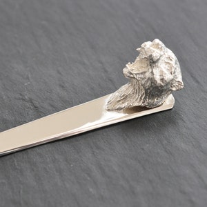 Cuchillo de papel plateado 'Pantera'