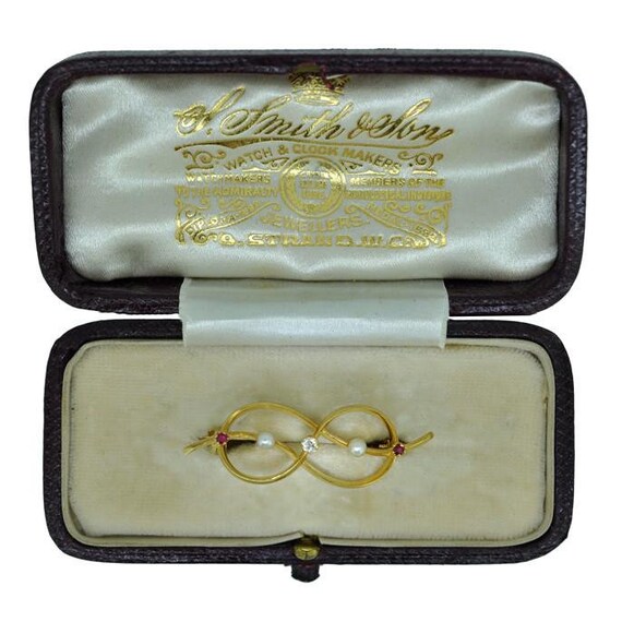 Dimond & Ruby Stock Pin - image 3