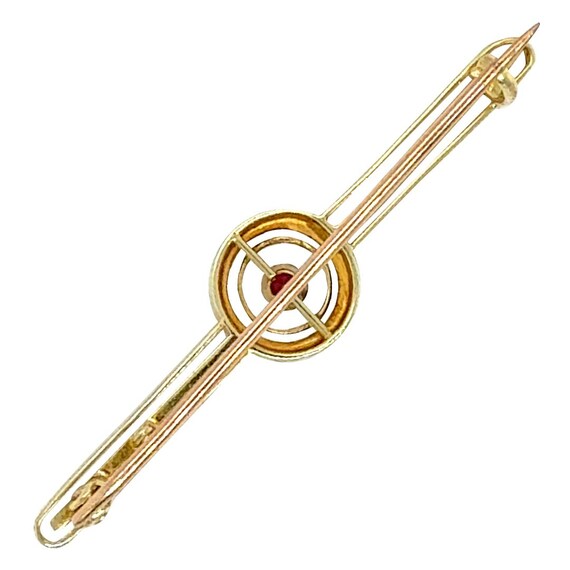 Edwardian Ruby Stock Pin - image 2