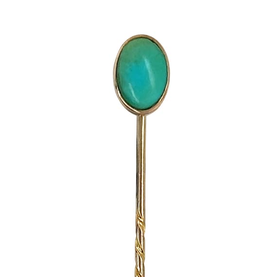 Turquoise Tie Pin - image 1