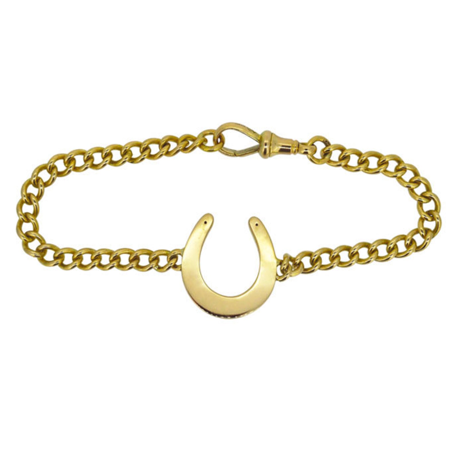 Horse Shoe Bracelet - Rhodium Plated