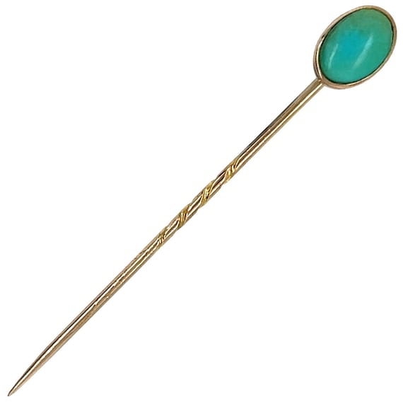 Turquoise Tie Pin - image 2