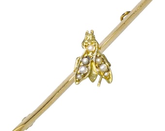 Perle Bug Brosche