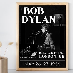 ボブディラン 両面ポスター モノクロ ライブ コンサート BOB DYLAN 30th Anniversary Concert Celebration: ボブ ディラン30周年記念