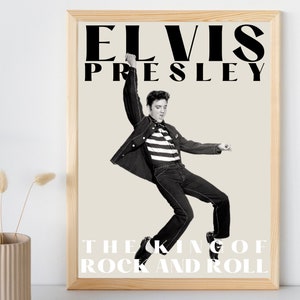 Elvis Jailhouse Rock Print - Etsy