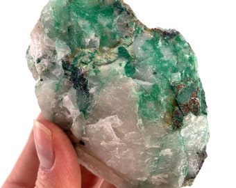 Ajoite in Quartz Specimen, raw ajoite, raw crystals, mineral specimen