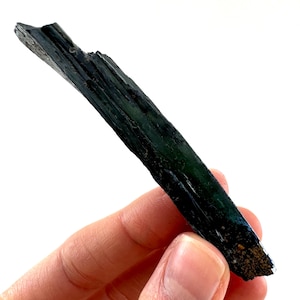 Vivianite Crystal (Brazil) | raw vivianite, natural vivianite, green vivianite, mineral specimen, crystals, vivianite blade