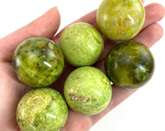 Green Opal Sphere, mini green opal sphere, crystal sphere, mini crystal ball