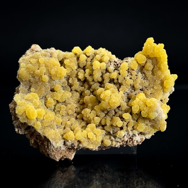 Mimetite | Yellow Crystal, Mineral Specimen from Mexico