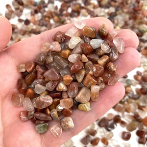 20g Red Rutilated Quartz | Mini Tumbled Crystal Chips