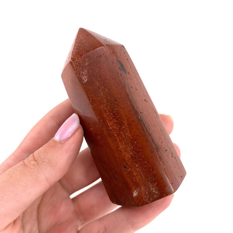 jasper Red jasper Red Jasper Point Red jasper tower crystal point Red crystal