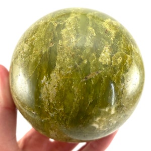 Green Opal Sphere, crystal ball