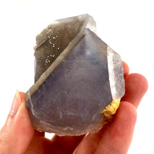 Purple Fluorite | raw crystal cluster, mineral specimen