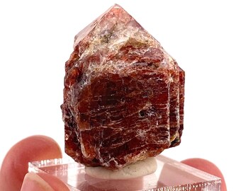 Raw Zircon Crystal (Malawi), UV reactive zircon, natural red brown zircon, raw zircon, zircon crystal, natural crystal