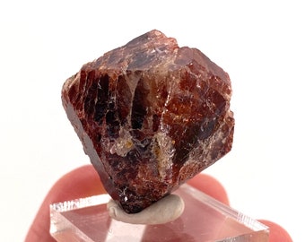 Raw Zircon Crystal (Malawi), UV reactive zircon, natural red brown zircon, raw zircon, zircon crystal, natural crystal