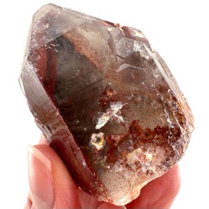 Red Hematite Quartz Cluster | Zimbabwe Crystal Point (5x4cm)