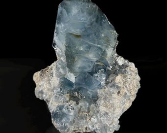 ブルーセレスタイト結晶クラスター：原石ジオード（35～55 mm） - Etsy
