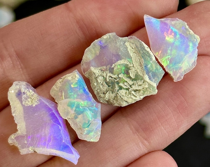 Natural Opals per Gram Ethiopian Opal, Natural Opal, Rough Opals, Welo Opal, Raw Opal Etsy