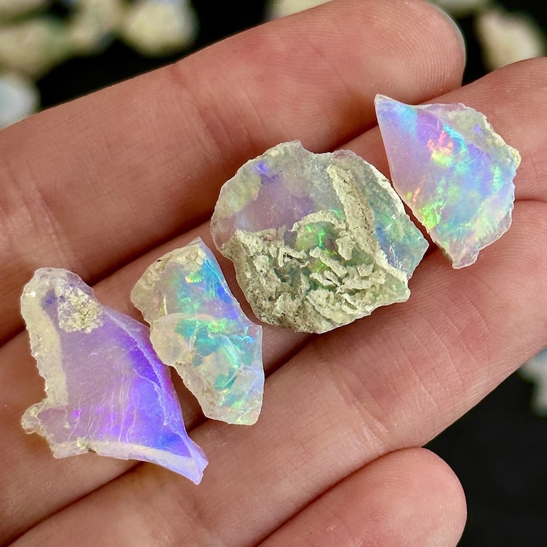ONE Natural Opal Ethiopia raw opal, natural opal, rough opals, welo opal, Ethiopian opal image 6
