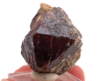 Raw Zircon Crystal (Malawi), UV reactive zircon, natural red brown zircon, raw zircon, zircon crystal, natural crystal