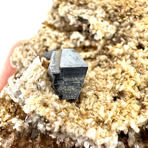 Anatase on Matrix with Quartz (Pakistan), anatase crystal, terminated anatase, mineral specimen, rare gems