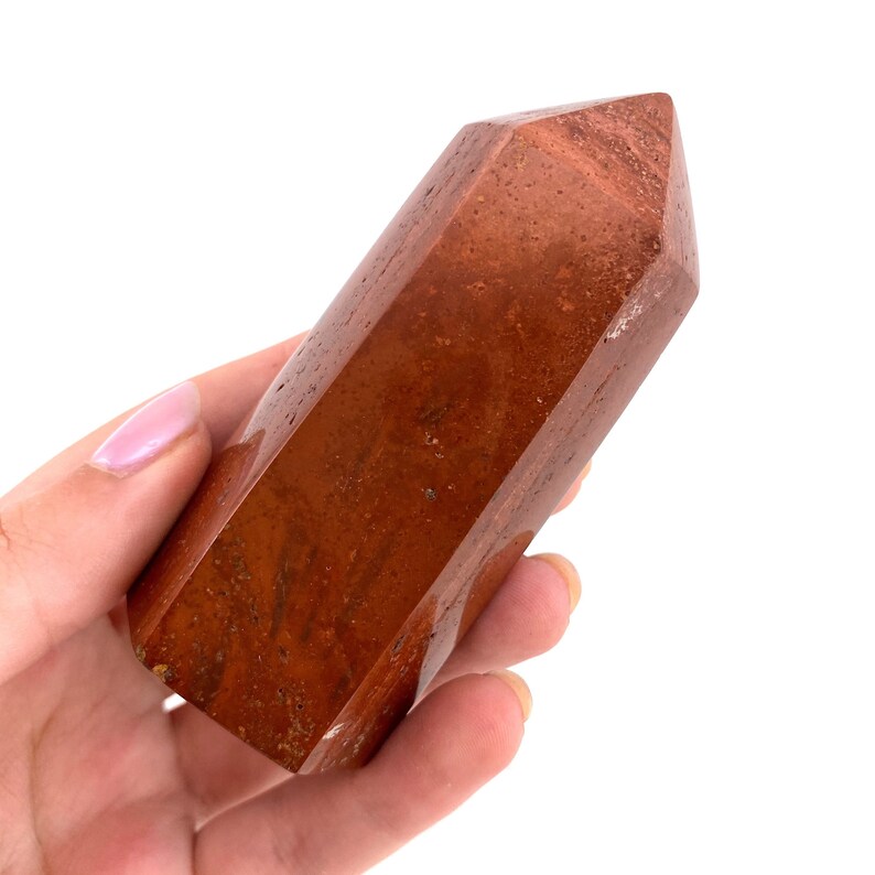 jasper Red jasper Red Jasper Point Red jasper tower crystal point Red crystal