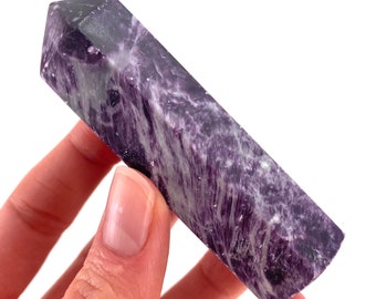 Kammererite Point, polished kammererite, kammererite crystal, kammererite tower, kammererite wand