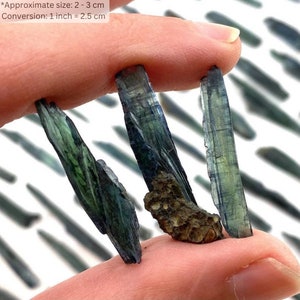 ONE Mini Vivianite Blade (Brazil) | raw vivianite, natural vivianite, green vivianite, mineral specimen