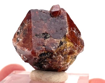 Raw Zircon Crystal (Malawi), UV reactive zircon, natural red brown zircon, raw zircon, zircon crystal, natural crystal