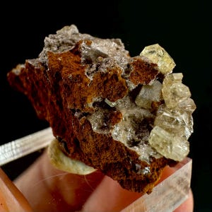 Mimetite Mineral Specimen | Rare Yellow Crystal from Thailand