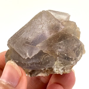 Purple Fluorite | raw crystal cluster, mineral specimen