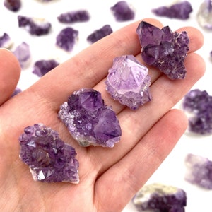 ONE Mini Purple Spirit Quartz Cluster, spirit amethyst, spirit quartz point, extra purple spirit quartz