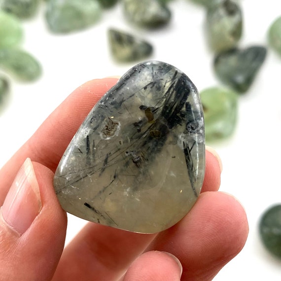 Prehnite Tumbled Stone Green Prehnite, Tumbled Crystals, Tumbled