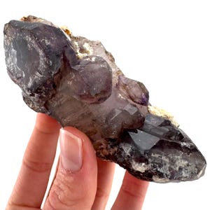 Elestial Amethyst Scepter | Shangaan amethyst crystal cluster, natural mineral specimen