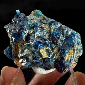 【鉱物標本】ユークレース 原石 モザンビーク産 ユークレース（ジンバブエ）| 青いユークレース結晶、希少鉱物標本