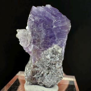 Purple Fluorapatite (Afghanistan) | fluorapatite crystal, natural purple apatite, mineral specimen
