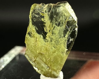 Chrysoberyl (Madagascar) | Yellow Chrysoberyl Specimen, raw chrysoberyl, rare minerals, mineral specimen, rare crystals