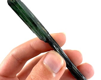 Vivianite Crystal (Brazil) | raw vivianite, natural vivianite, green vivianite, mineral specimen, crystals, vivianite blade