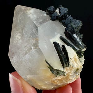 Yellow Bone Quartz & Epidote (Pakistan) | bone quartz, epidote quartz, green epidote, mango quartz