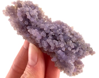 Grape Amethyst (Indonesia) | Grape Agate, purple grape agate, grape agate cluster, mineral specimen, crystals, gemstone