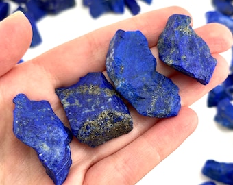 原石ラピスラズリ：天然の深い青色の水晶、191グラム - Etsy 日本