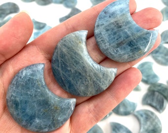 Aquamarine Moon, genuine aquamarine, crystal moon, rare gems, natural aquamarine, aquamarine crystal