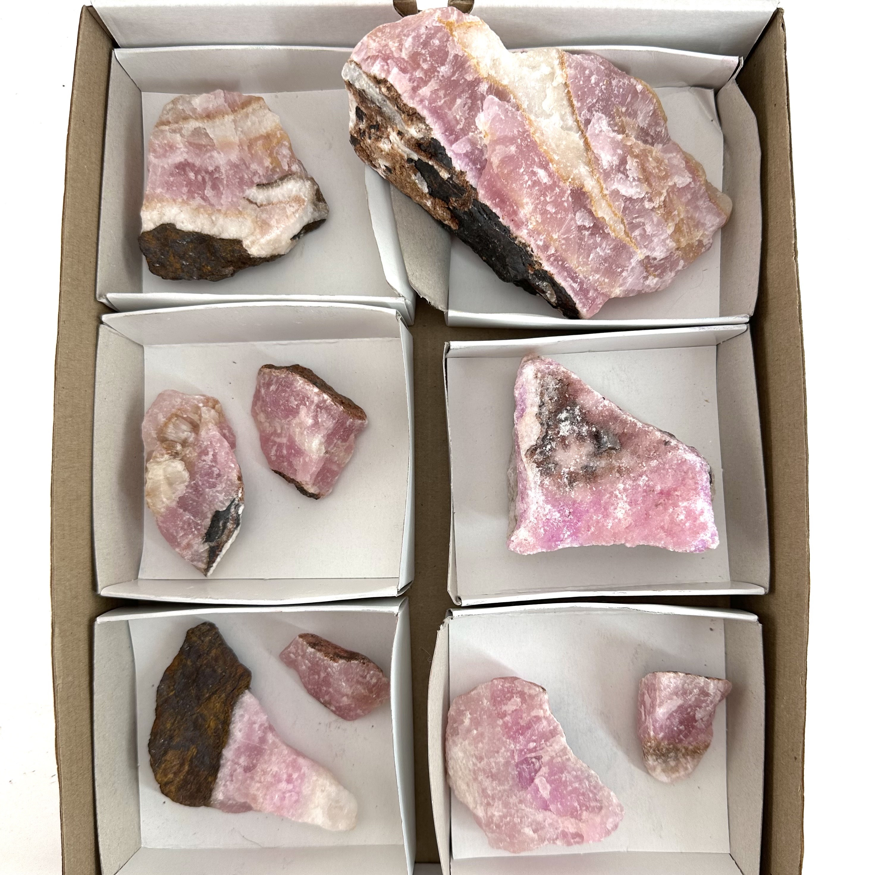 1kg ピンクアラゴナイト 卸売ロット | 原石の結晶クラスター、天然鉱物