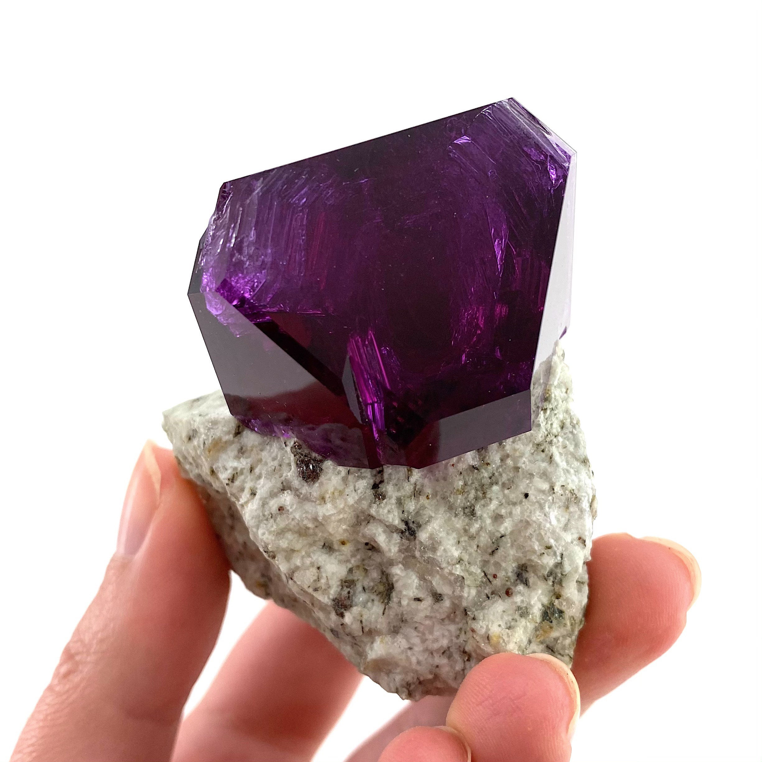 Purple Chromium Alum Crystal Poland lab grown crystal Etsy
