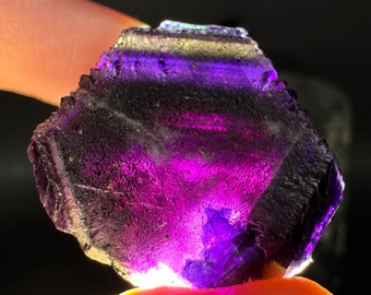 Okorusu Fluorite (Namibia) | fluorite cluster, cubic fluorite, purple fluorite, crystals, mineral specimen