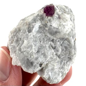 Ruby on Matrix | Natural crystal cluster, UV reactive, raw mineral specimen from Pakistan