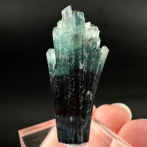 Indicolite Tourmaline (Pakistan) | blue tourmaline, natural tourmaline, green tourmaline, tourmaline crystal, bi color tourmaline