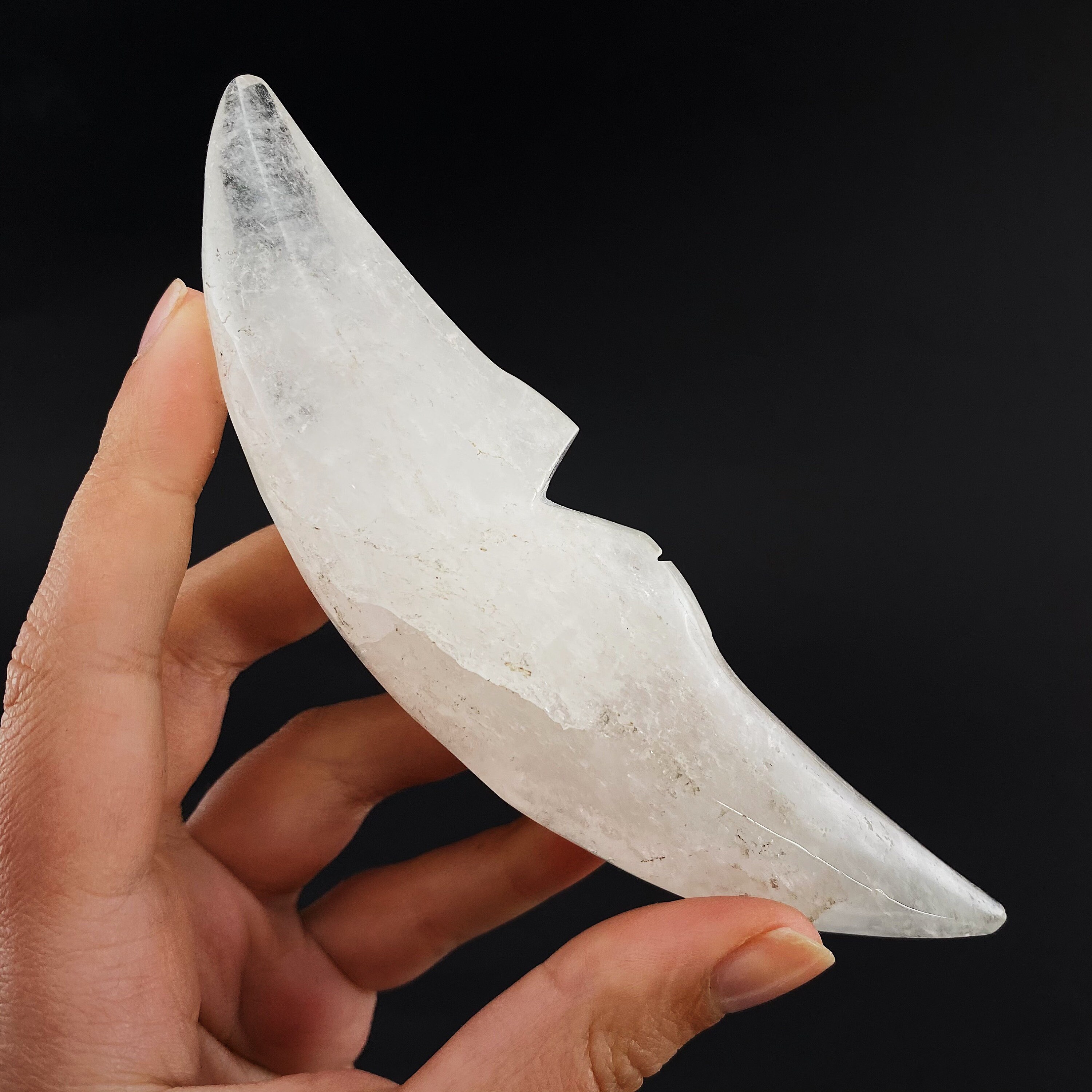 Quartz Moon Carving quartz moon crystal moon moon carving Etsy