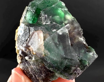 Fluorit | grüner Kristall, Mineral aus Erongo, Namibia