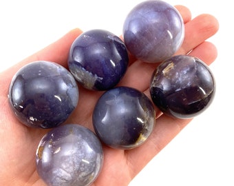 Purple Chalcedony Sphere, crystal ball, Chalcedony sphere, Chalcedony palm stone, crystal sphere